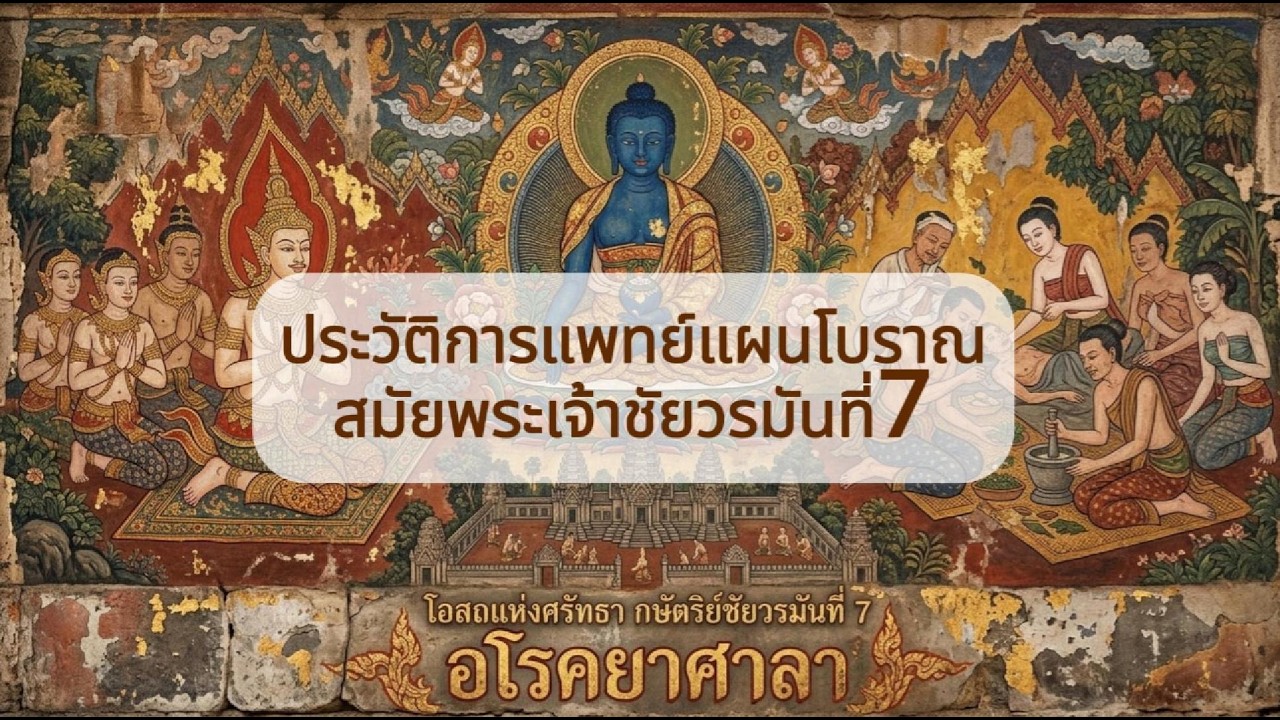 ประวัติการแพทย์แผนโบราณสมัยพระเจ้าชัยวรมันที่7
