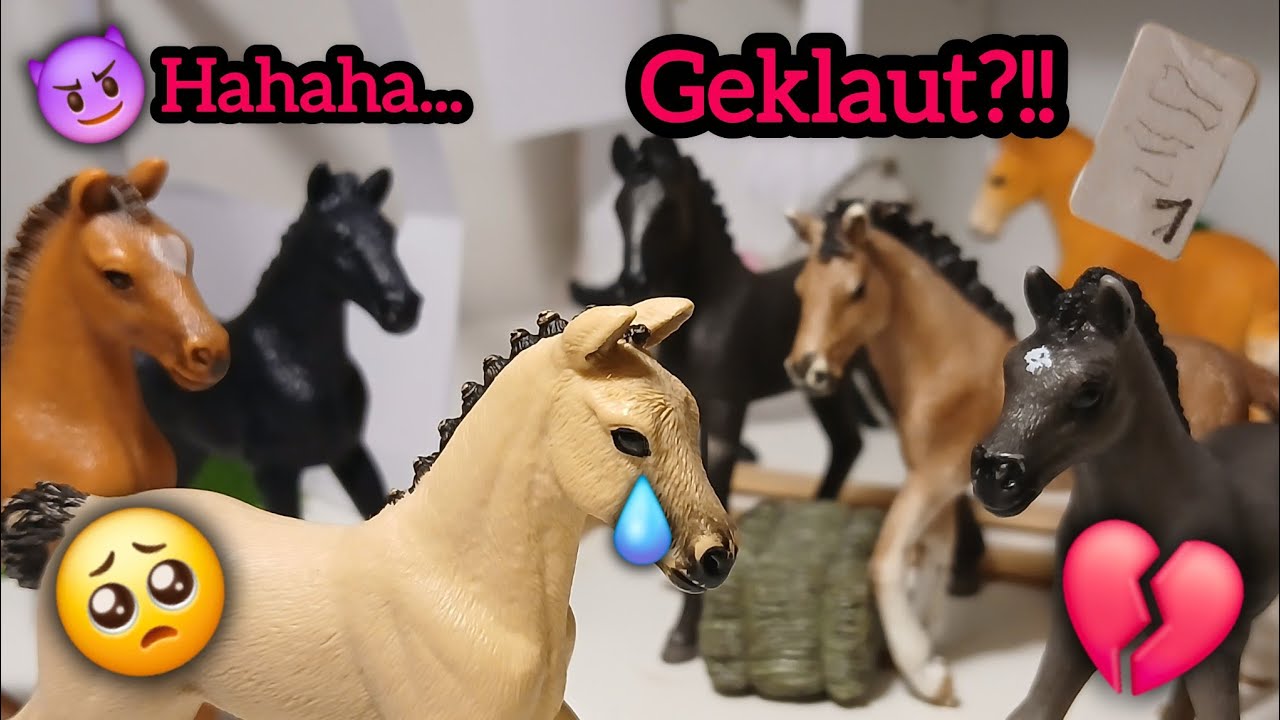 [1]Ein neues Fohlen| die Fohlenschule🐴💔💧😈|Schleich Pferde Film