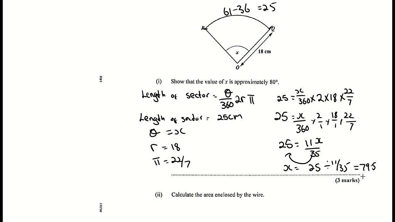 MATH CSEC 2025 January Number 6 Solutions