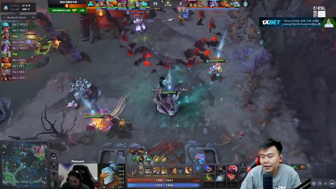 Aurora vs OG,Bo2, Group A,DreamLeague Season 28: Group Stage 1