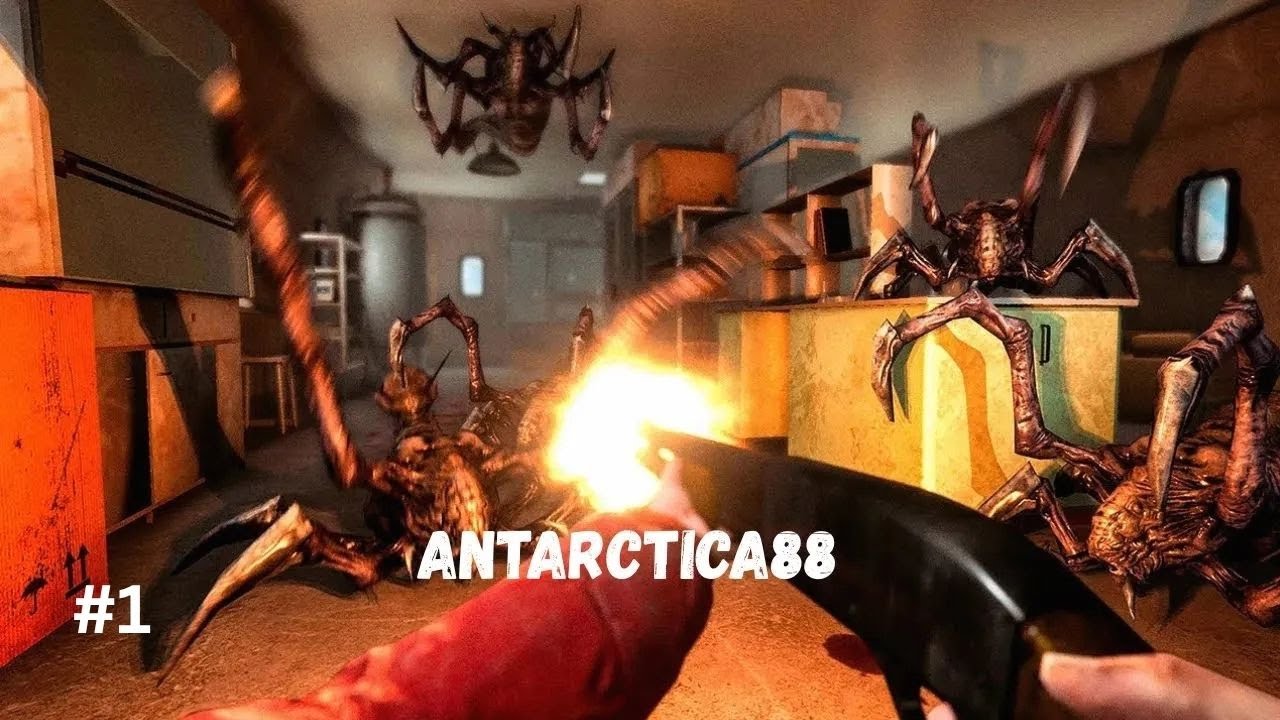 I play a horror game in Antarctica 88