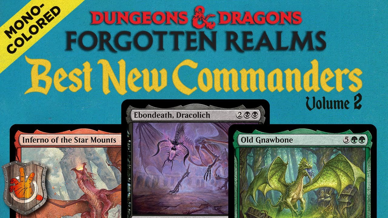 Forgotten Realms - Best New Mono Colored Commanders | The Command Zone 409 | Magic: The Gathering