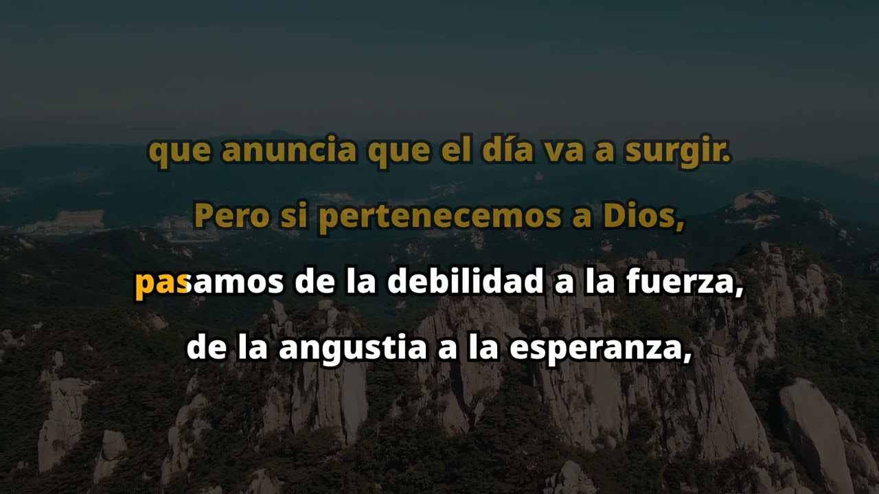 ALABANZA CRISTIANA DE LA OSCURIDAD A LA LUZ