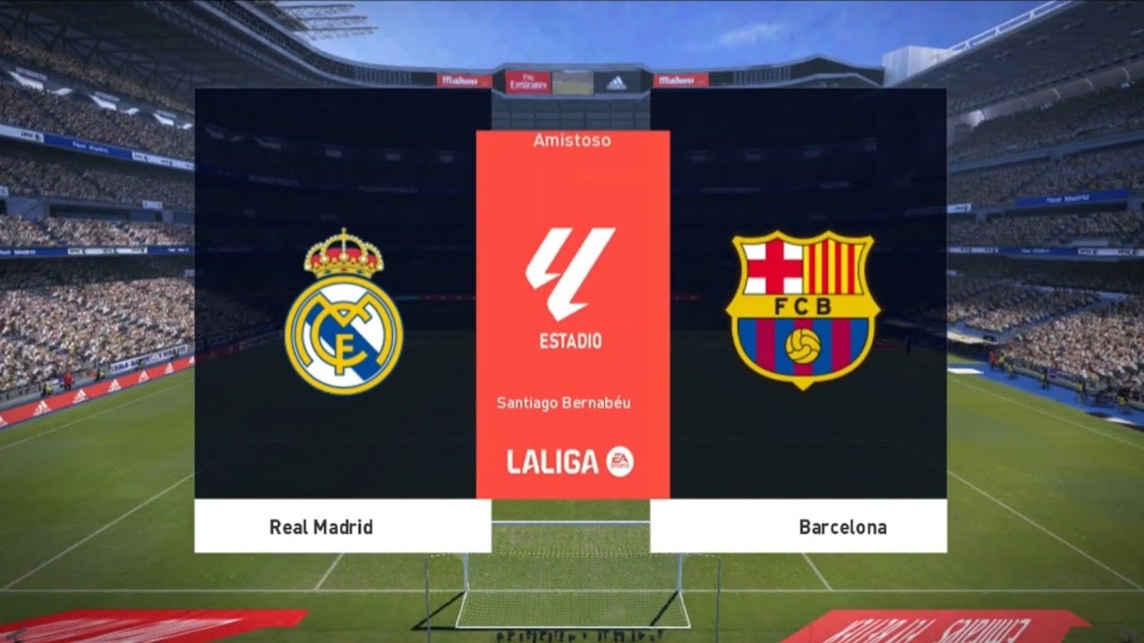 PES 18 PS3 EFOOTBALL 2026 REAL MADRID X BARCELONA 