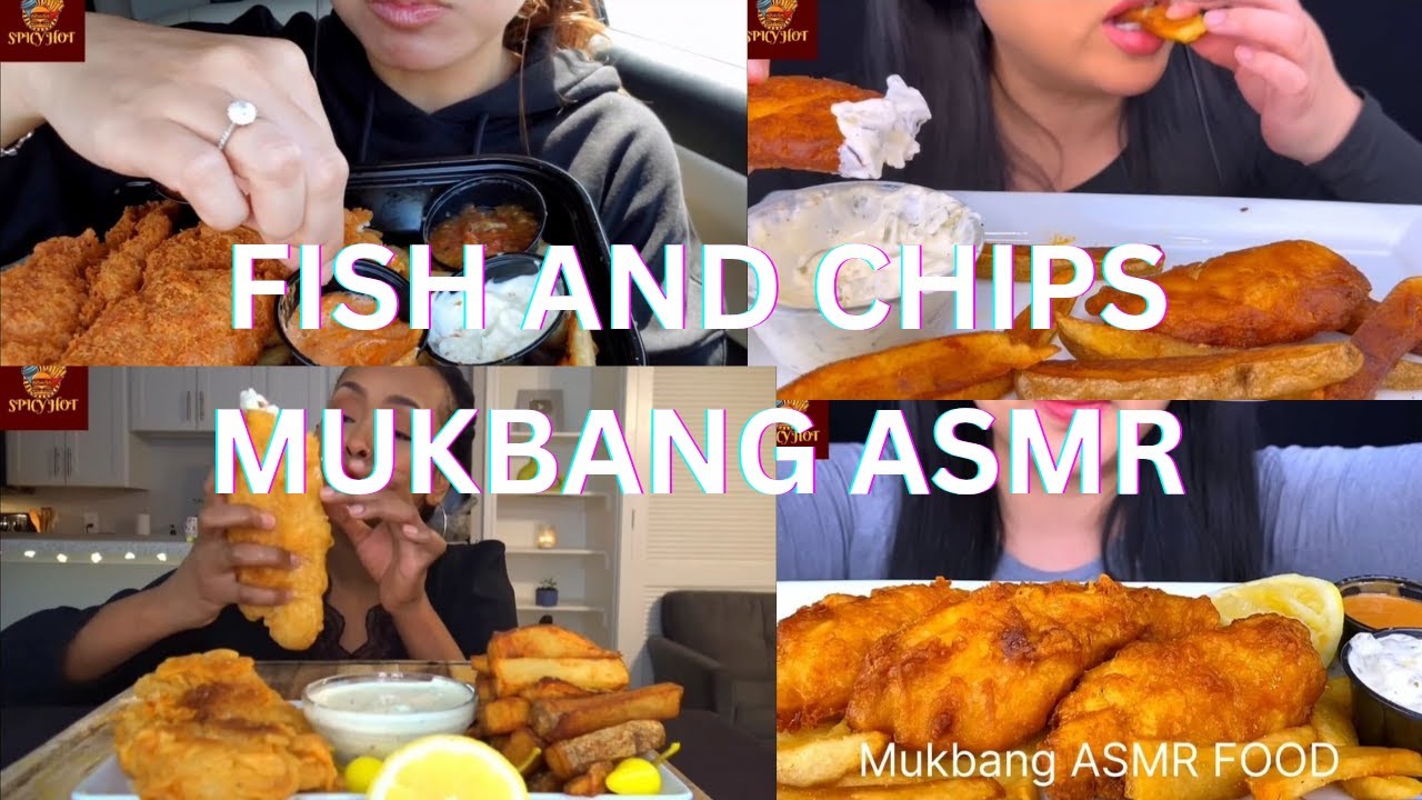 FISH AND CHIPS | MUKBANG| ASMR | FOOD