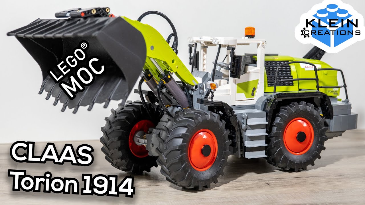 LEGO MOC Review | LEGO Claas Torion 1914 | | LEGO Wheel Loader | LEGO Control+ | Klein Creations