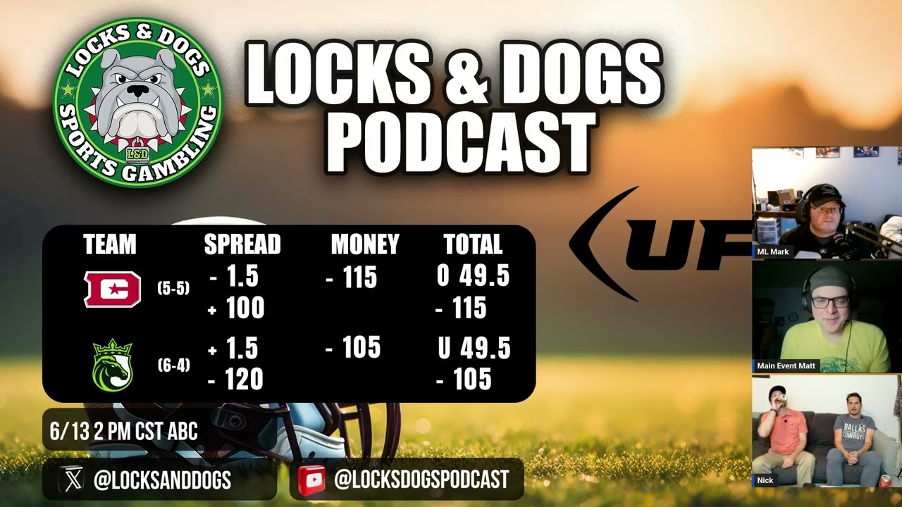 DC Defenders at Louisville Kings Picks | 2026 UFL United Bowl | Locks & Dogs Podcast