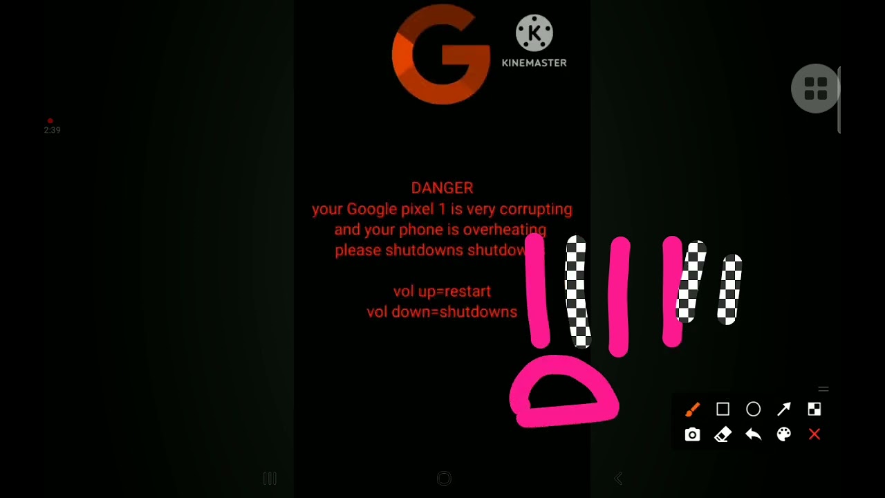 Google pixel 1 Kliiscreen but drawing  family  want to see it (full) 