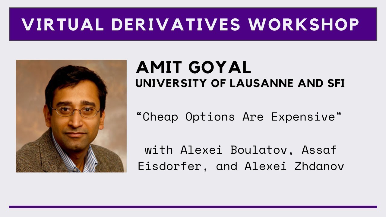 Amit Goyal -- Cheap Options Are Expensive