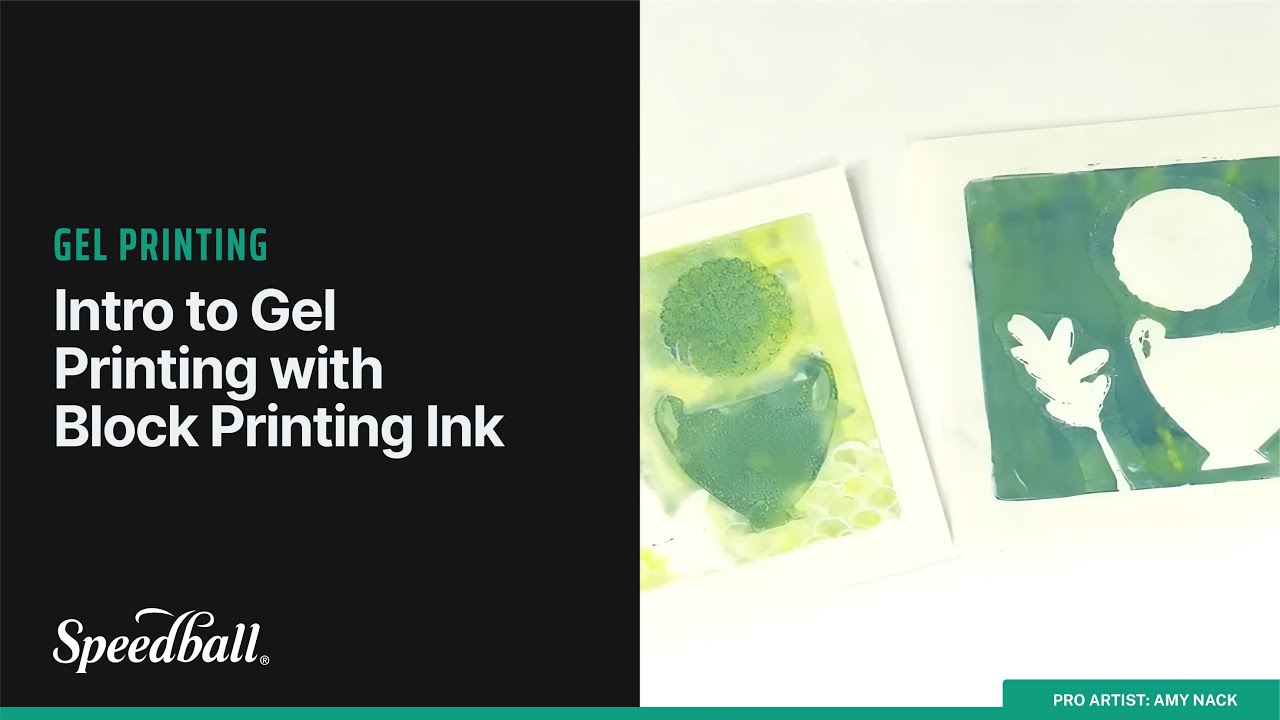 Intro to Gel Printing with Block Printing Ink