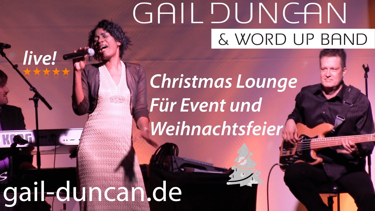 Christmas Songs LIVE bei Ihrer Weihnachtsfeier oder Ihrem Event -  WORD UP BAND