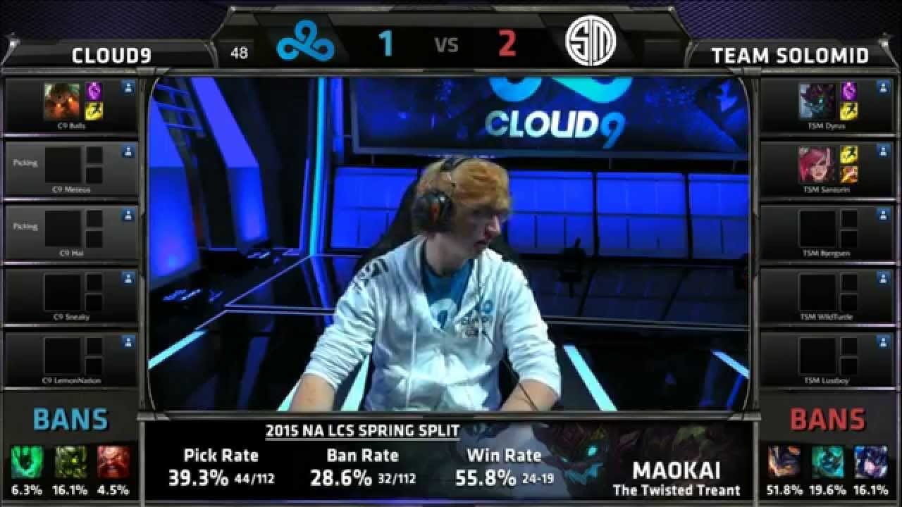 TSM vs Cloud 9 | Game 4 Grand Finals S5 NA LCS Spring 2015 playoffs | Team Solomid TSM vs C9 G4