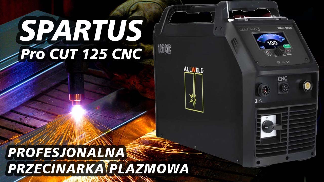 SPARTUS Pro CUT 125 CNC - Profesjonalna przecinarka plazmowa.
