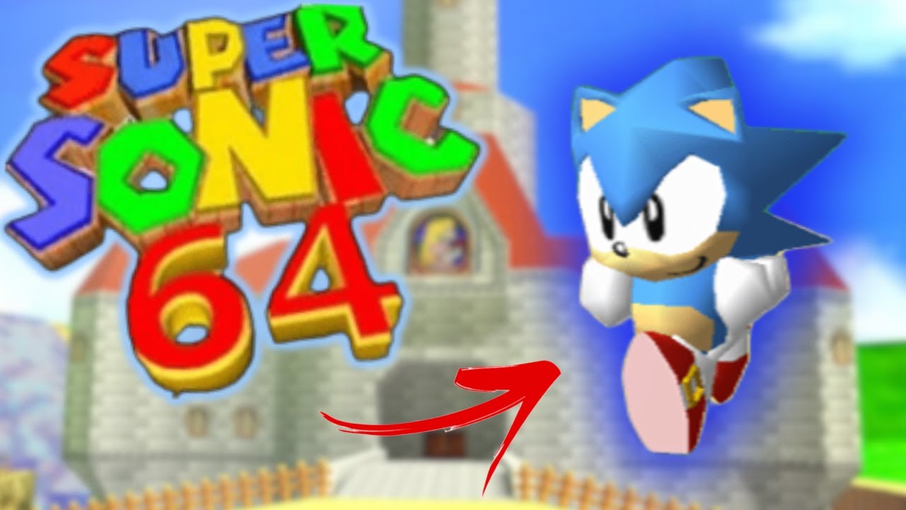 SONIC ROUBOU O JOGO DO MARIO!!  - Super Mario 64
