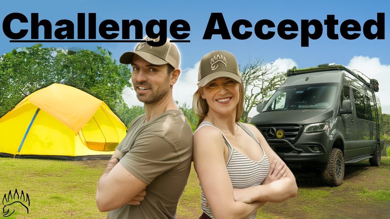 Tent Life VS Luxury Campervan - Camping Challenge!