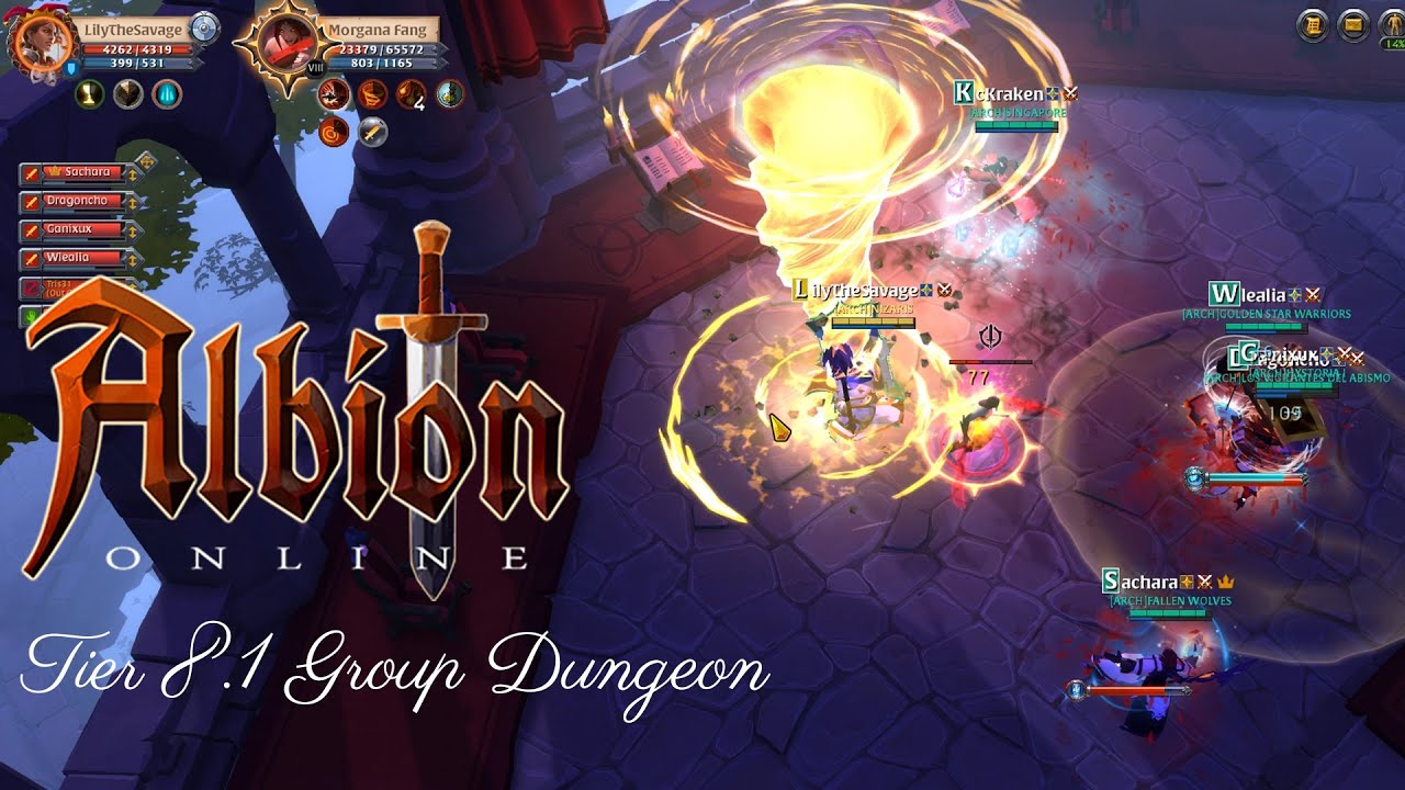 Albion Online - Tier 8.3 Group Dungeon - Morgana Fang - 2.5mil+ Chest !!