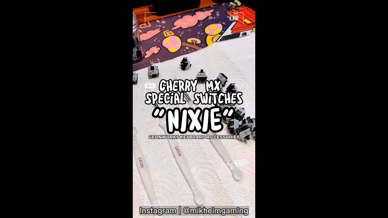 Geonworks Lubing Accessories x MX Cherry Nixie