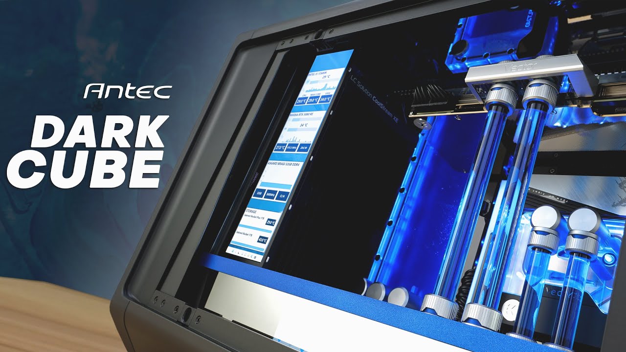 So Unique I LOVE IT! ANTEC DARK CUBE BUILD