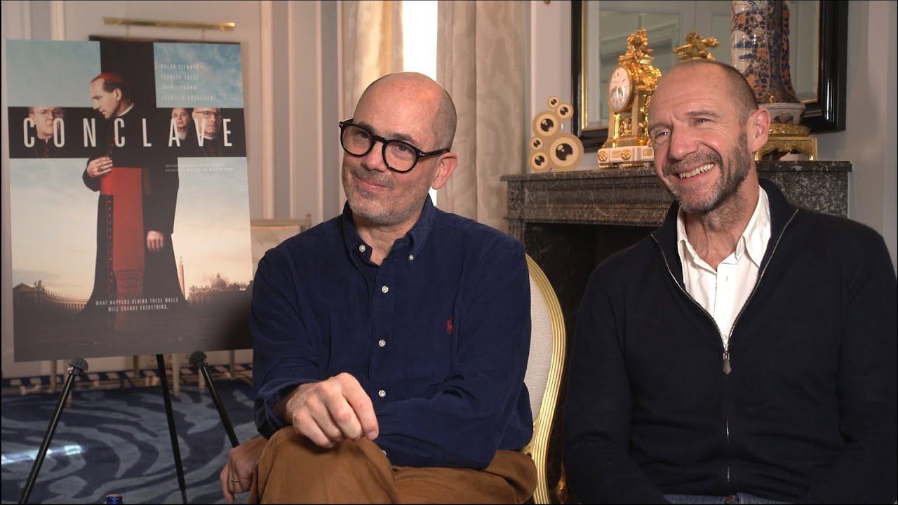 «Conclave»: Ralph Fiennes & Edward Berger on doubt and Stanley Tucci's restaurant recommendations