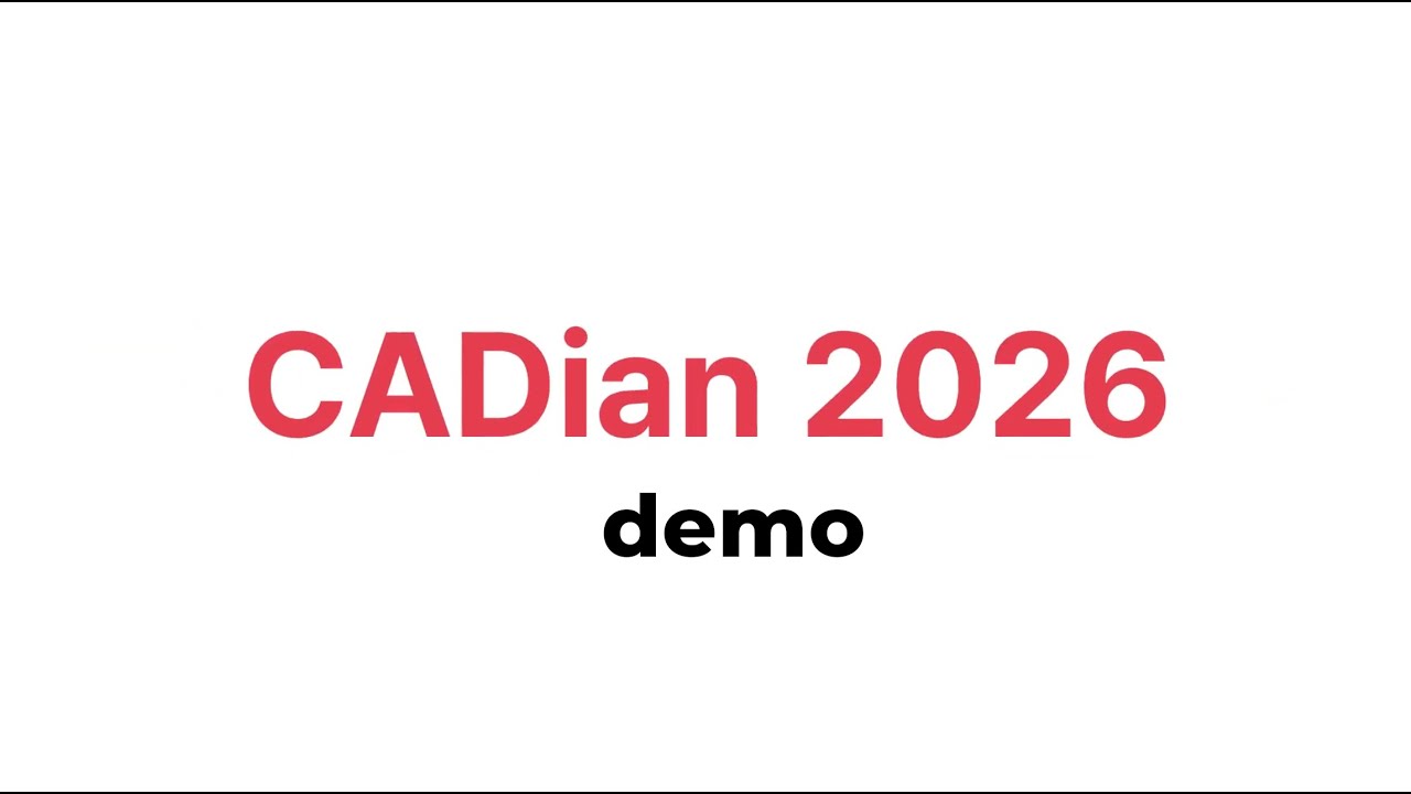CADian 2026 Demo İndirme ve Kurulumu Nasıl Yapılır?