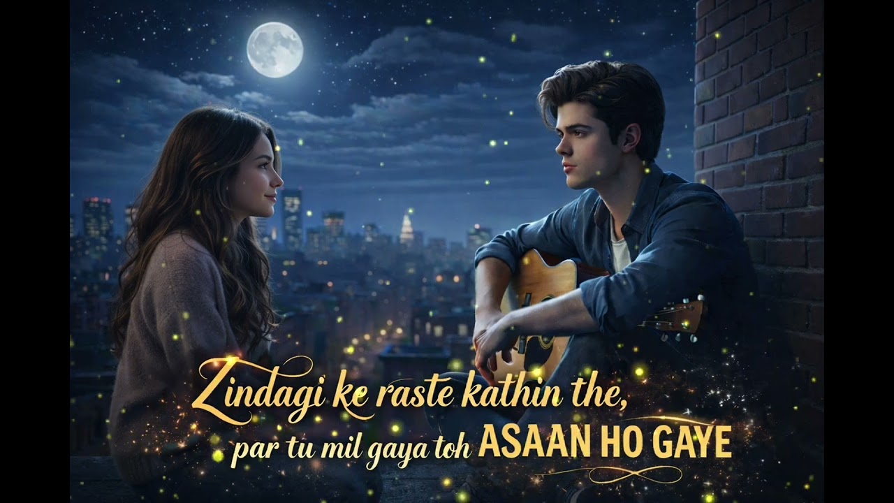 Zindagi Ke Raste Kathin The | Tu Mil Gaya Toh Asaan Ho Gaye ❤️ | Emotional Love Song 2026