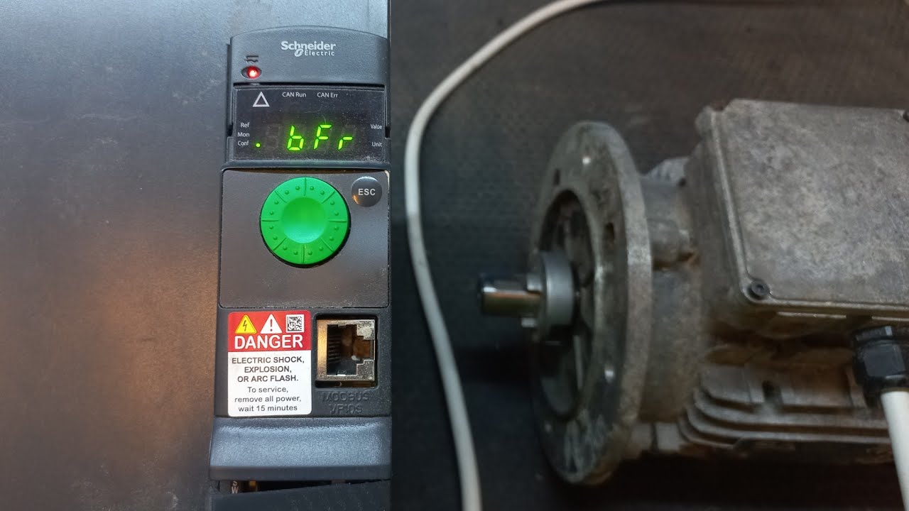 Schneider Altivar configuring basic parameters / ATV 320D sürücü hızlı devreye alma parametreleri
