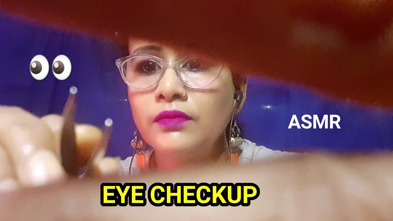 Asmr Eye cleaning 👀 | asmr eye checkup | Dearly ASMR | asmr personal attention
