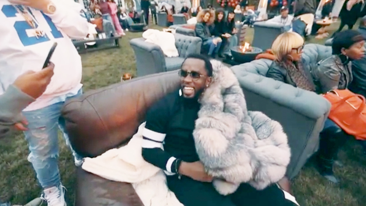 Diddy’s SUPERBOWL Party Was LIT Celebrating the Game!