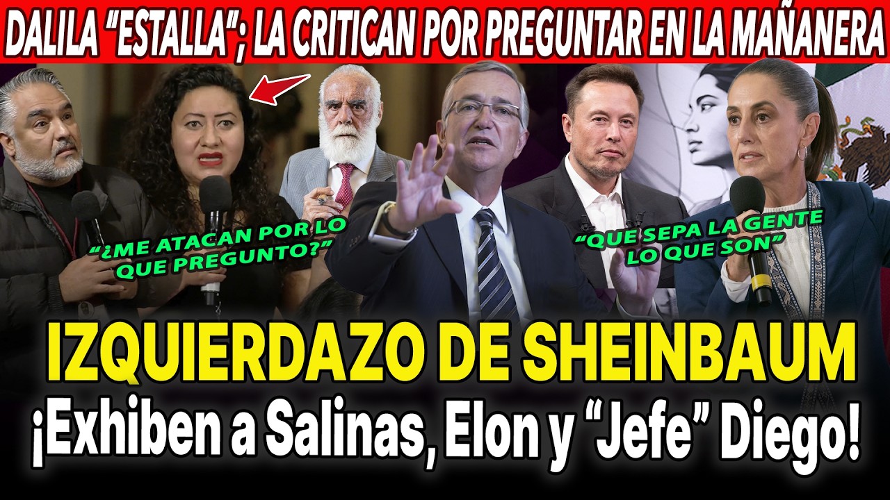 “HASTA DÓNDE LLEGAN” Salinas Pliego queda exhibido; Sheinbaum no va contra Elon Musk Dalila Proceso