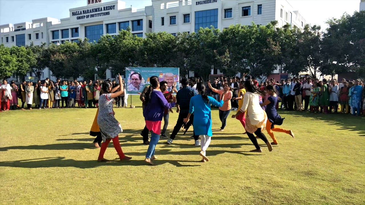 ABCD (Anybody can dance) ani challenge chesthu NNRG  narthanashalalo students jhoodiluga ochi