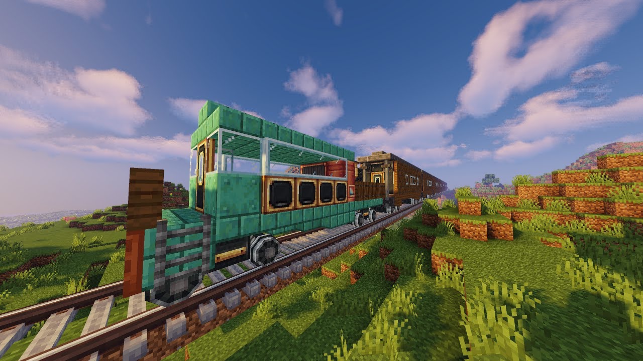 LONGEST TRAIN with the create mod!