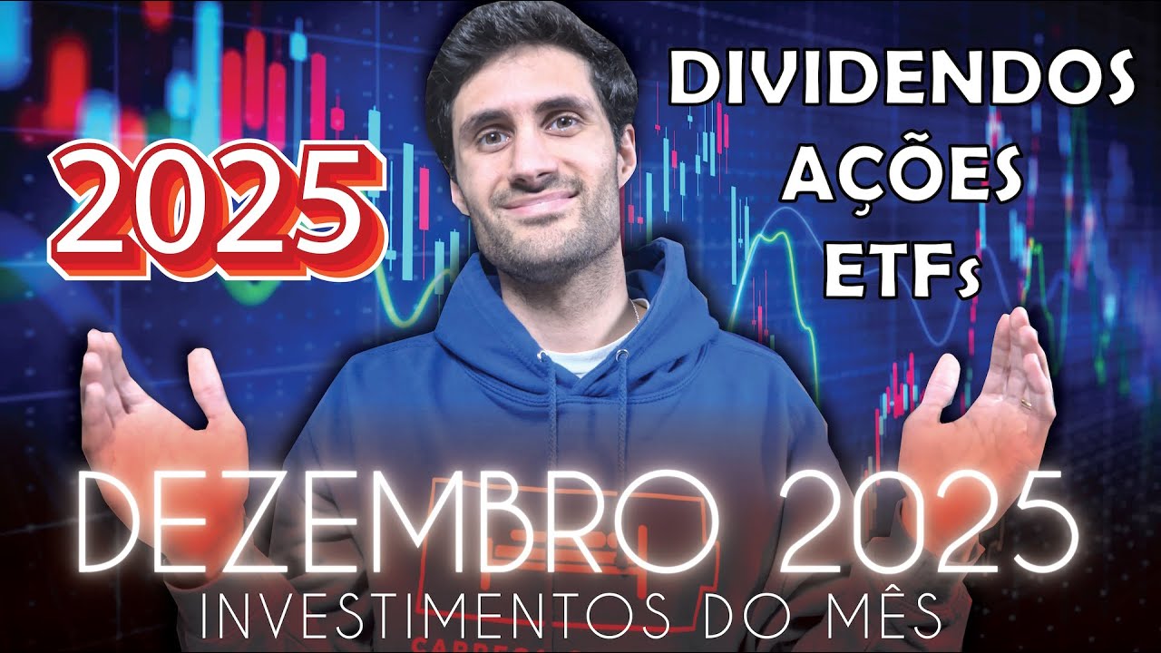 Quanto DINHEIRO GANHEI em 2025 com Ações, DIVIDENDOS e ETFs❓Investimentos do Mês 🗓️ Dezembro