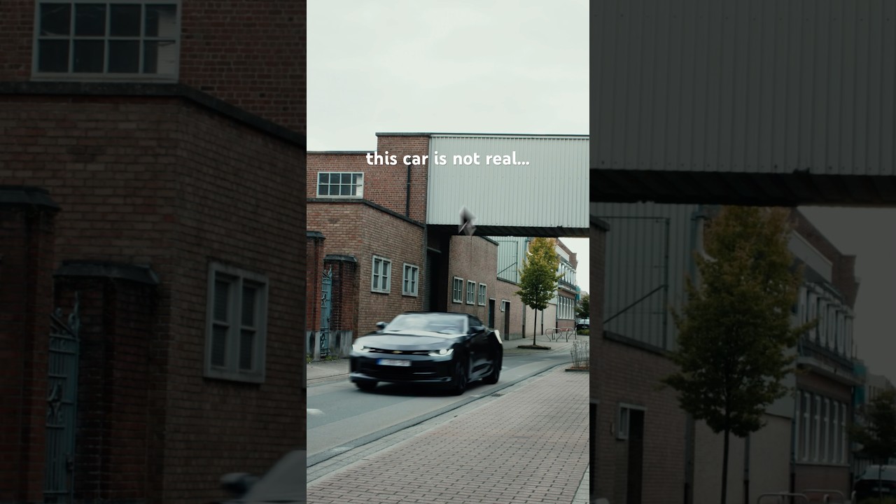 How VFX Artists place a 3D Car in real life! #animation #motionvfx #motiontracking #vfx #car