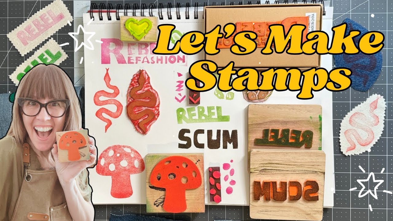 DIY Stamps: Cricut vs Lino Cutting vs Scissors - which won?