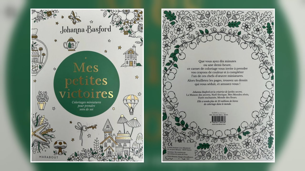 Présentation de livre - Johanna Basford - Mes petites victoires