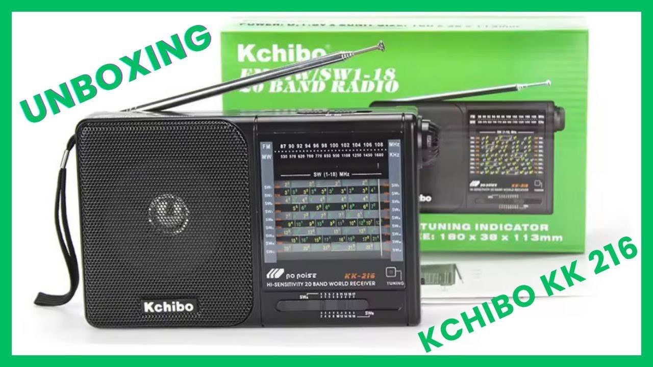 Assista ao Unboxing do Kchibo KK 216 - Será que vale a pena comprar?! 🛒 #unboxing #kchibo #radio 