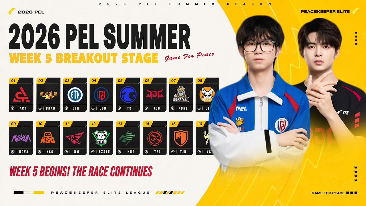 LIVE : 2026 PEL SUMMER SEASON WEEK 5 BREAKOUT STAGE | KICK OFF | 2026 PEL 夏季赛第五周&ldquo;突围赛段&rdquo;打响