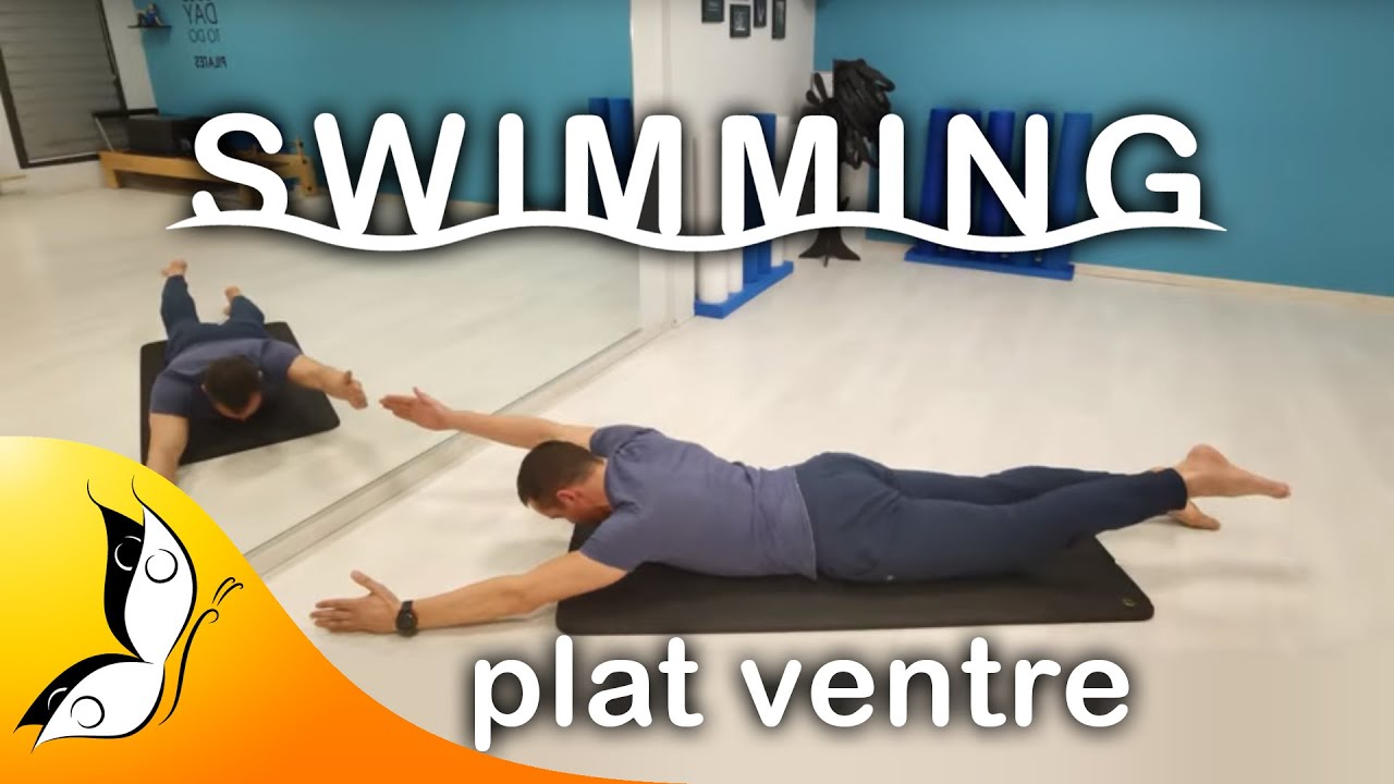 🧘🏼‍♂️ Pilates : Swimming plat ventre,  niveau débutant 🔥