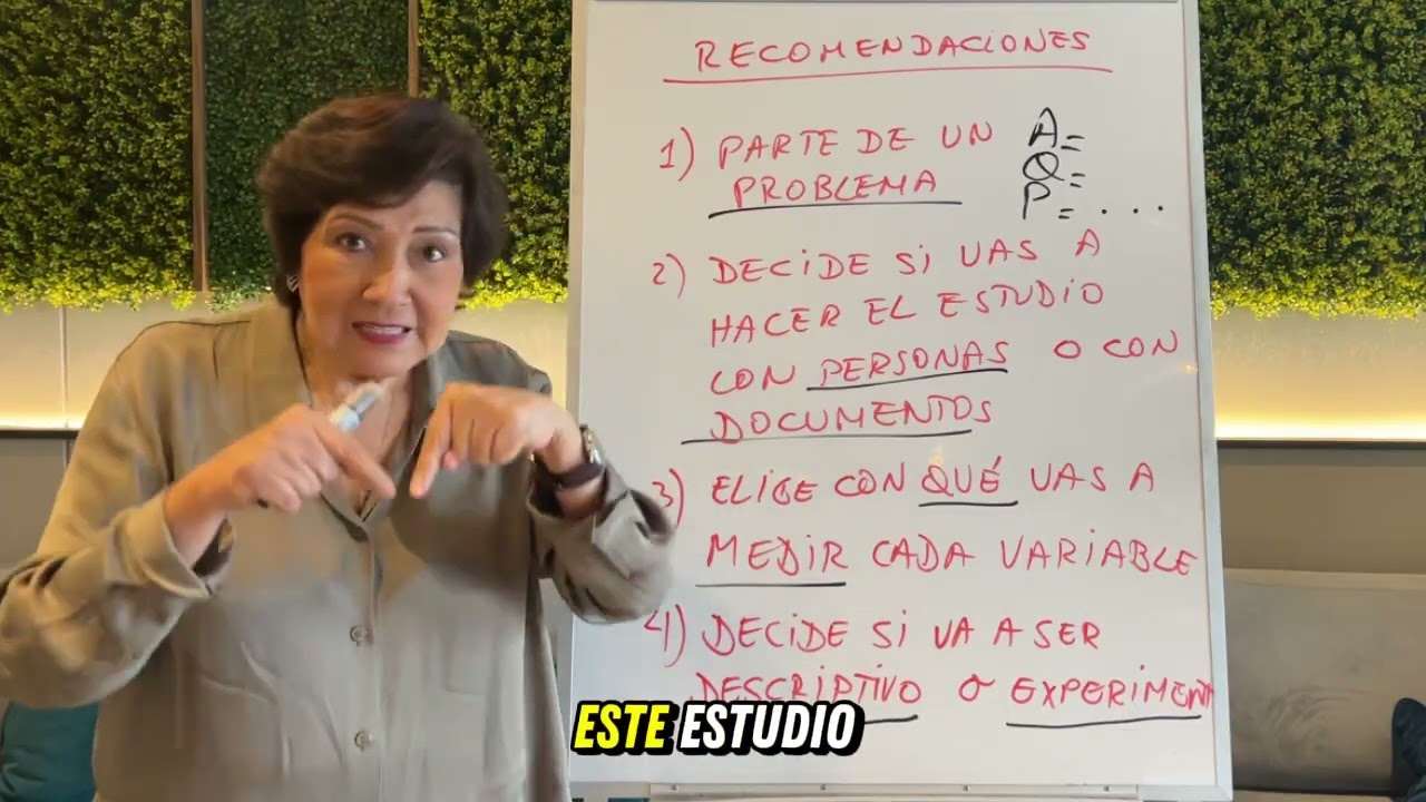 RECOMENDACIONES PARA INICIAR TU PROYECTO DE TESIS