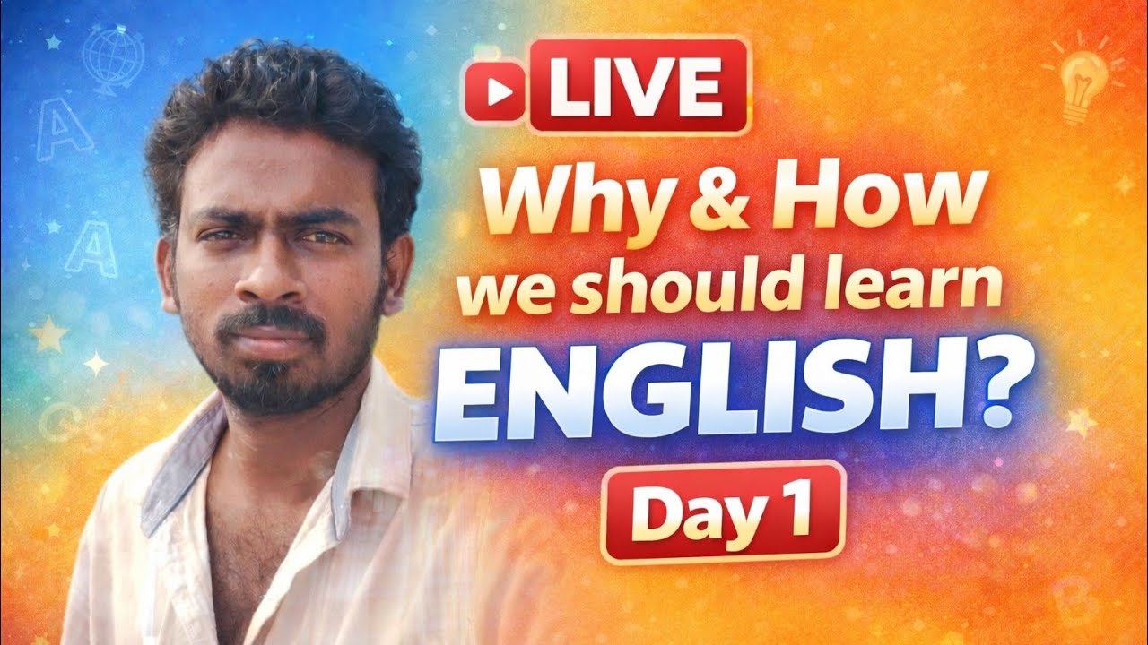 Live Spoken English Class | Basic Grammar Day 1