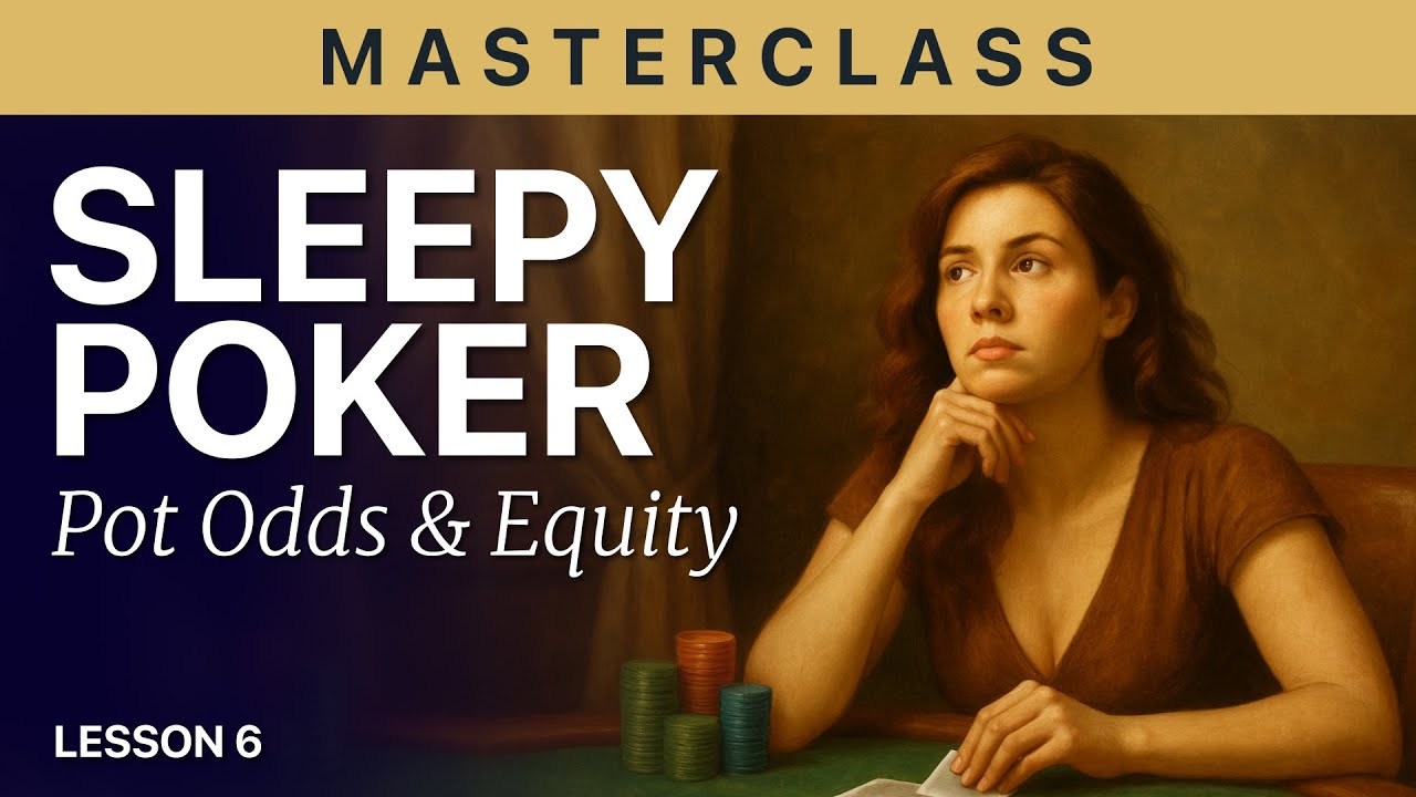 FALL ASLEEP to Poker: Hold'em Masterclass #6 — Pot Odds & Equity