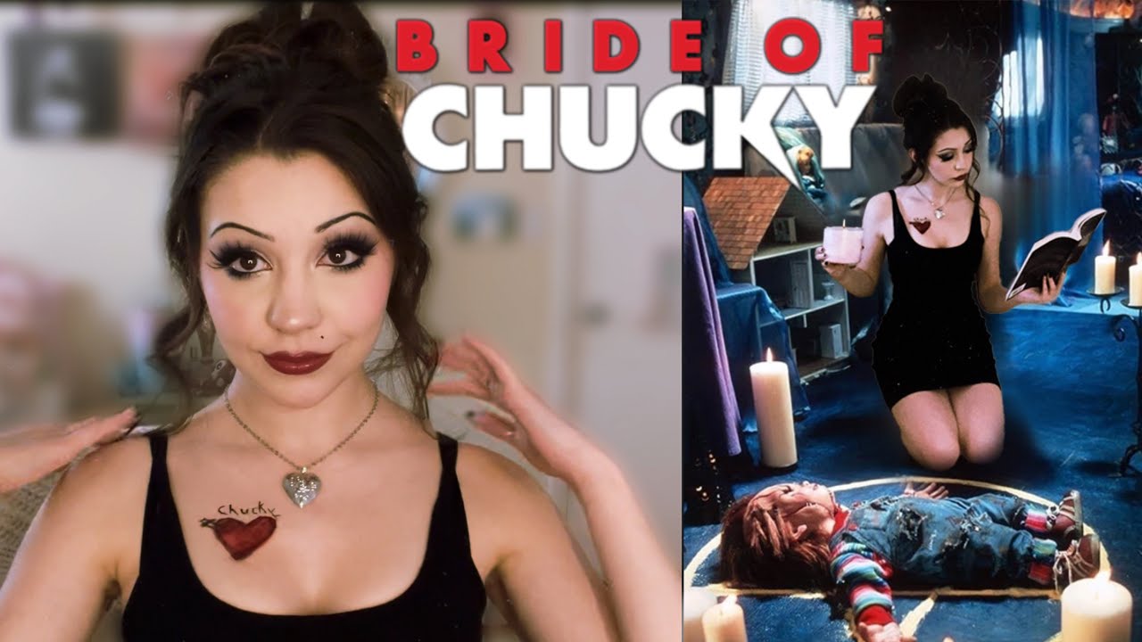 Tiffany Valentine Makeup Tutorial🖤 Bride of Chucky Hair and Makeup
