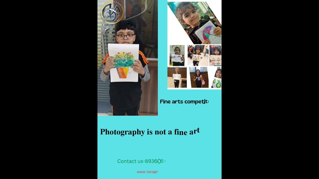 Kids Fine Arts Classes/ Tansen school of music#fineart #colors #fineartprints #tansen