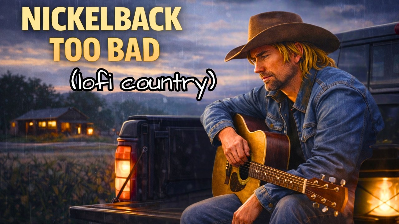 Nickelback - Too Bad but it's Lofi Country Chill | Nickelverse AI Remix