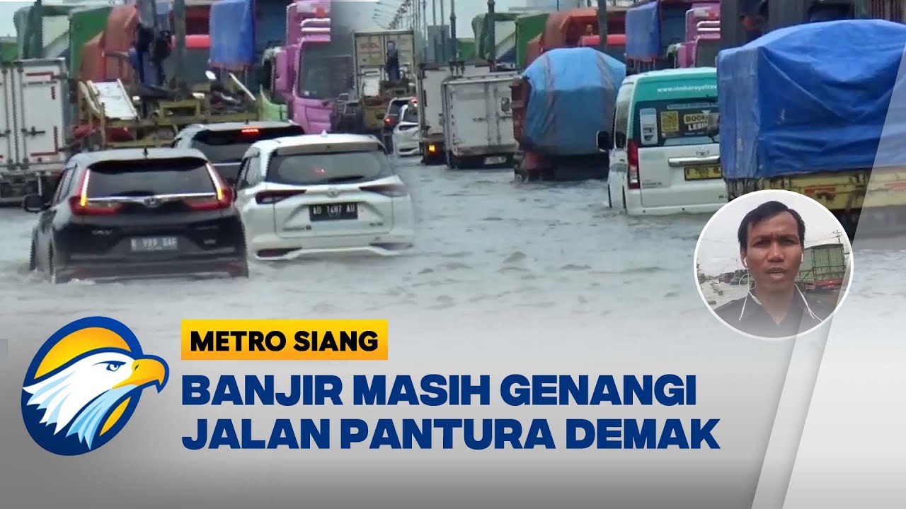 Banjir di Pantura Demak, Lalu Lintas Tersendat - [Metro Siang]