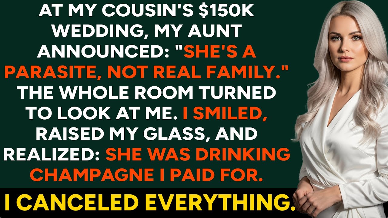My Aunt Called Me an Outsider at Her $150k Wedding. Until I Revealed Who Paid for It...