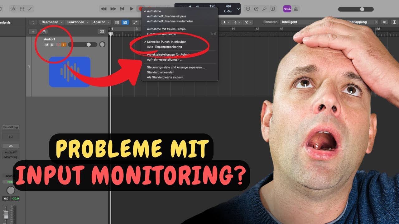 SOLUTION for extremely annoying input monitoring problem (Logic Pro 11)