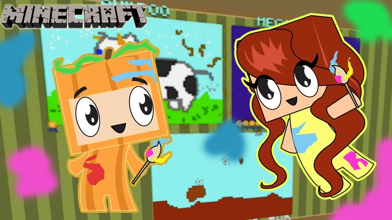 Minecraft Pixel Painters with Dollastic Plays / Gamer Chad