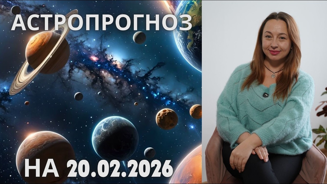 АСТРОПРОГНОЗ НА 20.02.2026 р.