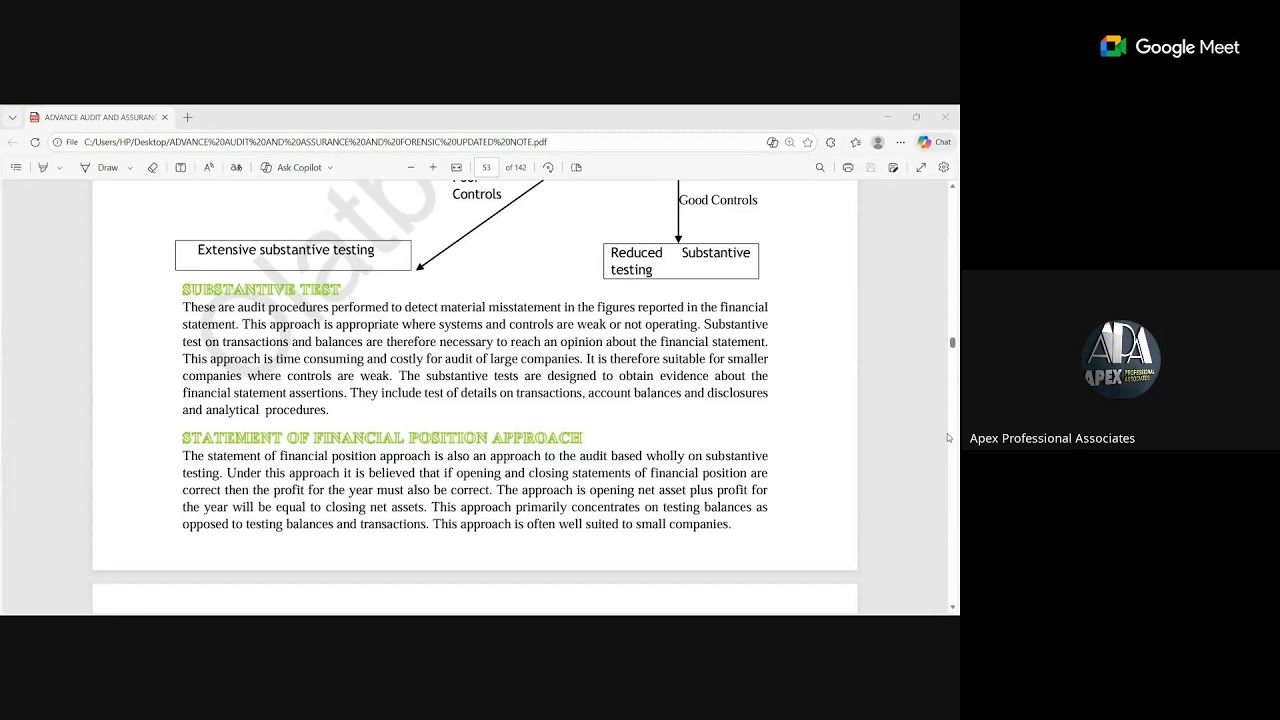 AAAF CHAPTER 6: AUDIT STRATEGY